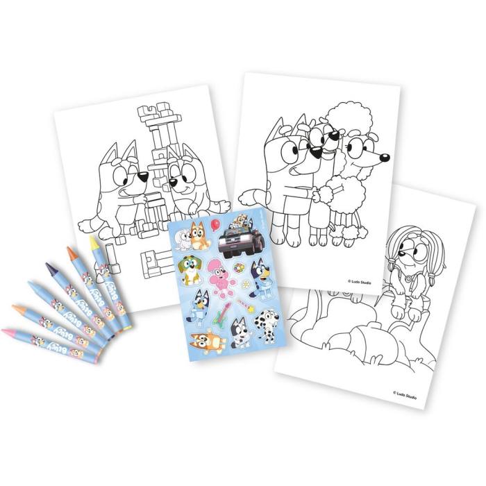 Bluey Colouring set 43936